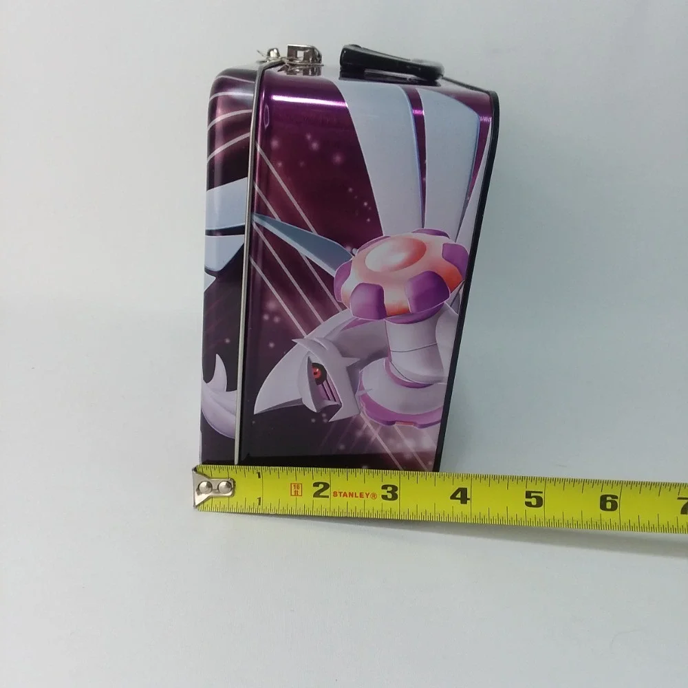 Pokemon Trading Card Game Tin Lunchbox Pencil Case Dialga Palkia Pikachu Grookey